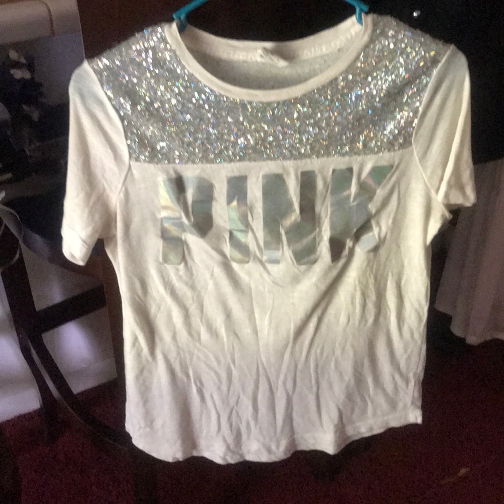 VS Pink sparkle t shirt